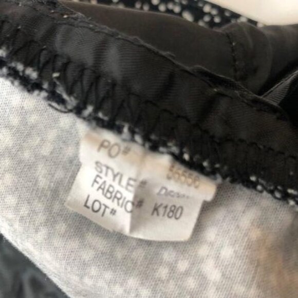 Cynthia Rowley Capris Pants Black White Polka Dots Plus Size 20W - Picture 6 of 9